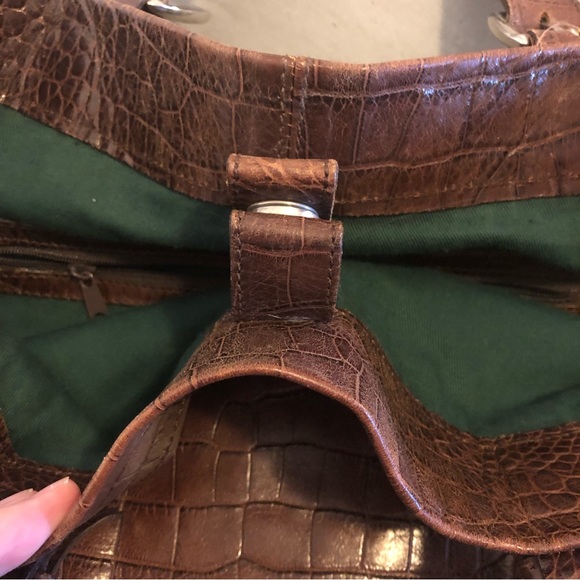 CRISTIAN Italian Leather, Large Purse, Dark Brown - Picture 3 of 6